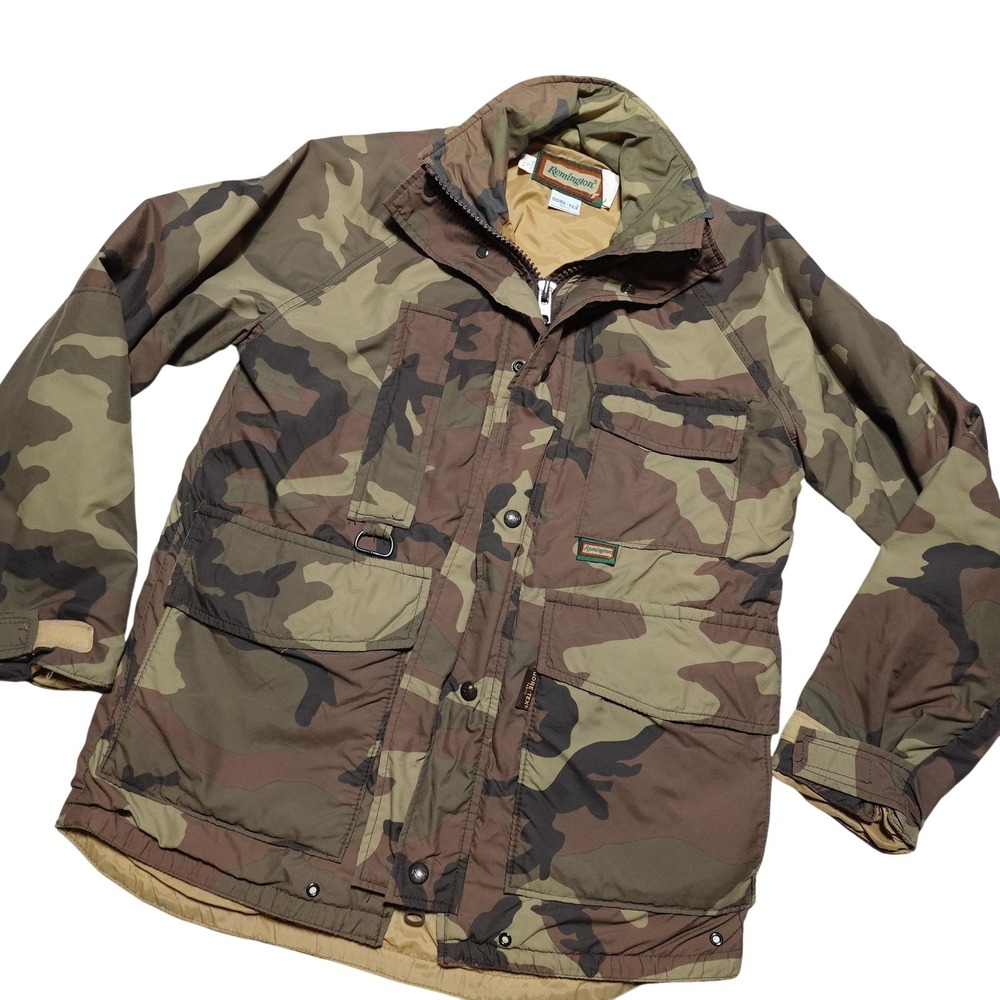 Vintage Remington Jacket Mens Small Camo Gore-Tex Hunting Parka Made USA Outdoor